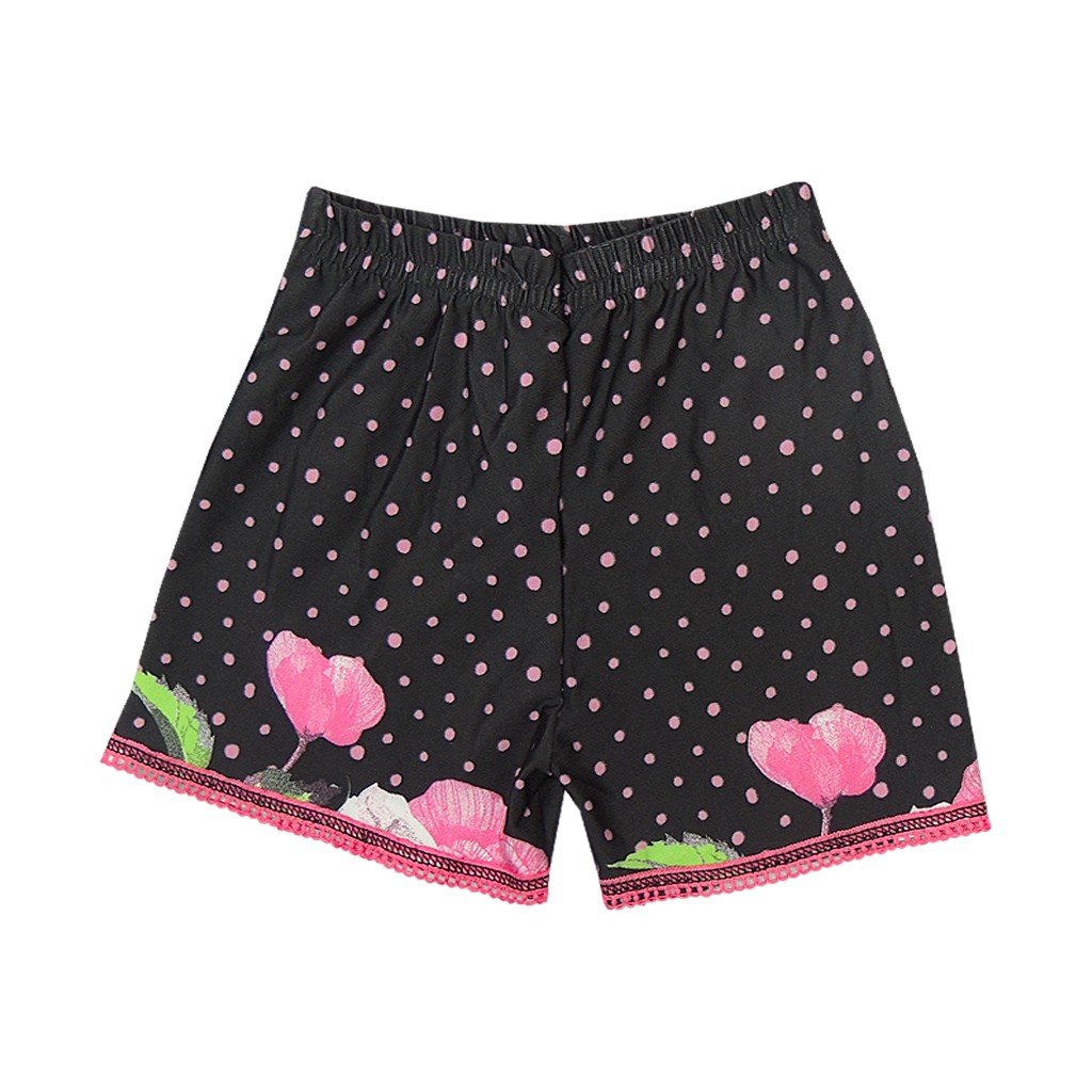 shorts poa floral renda