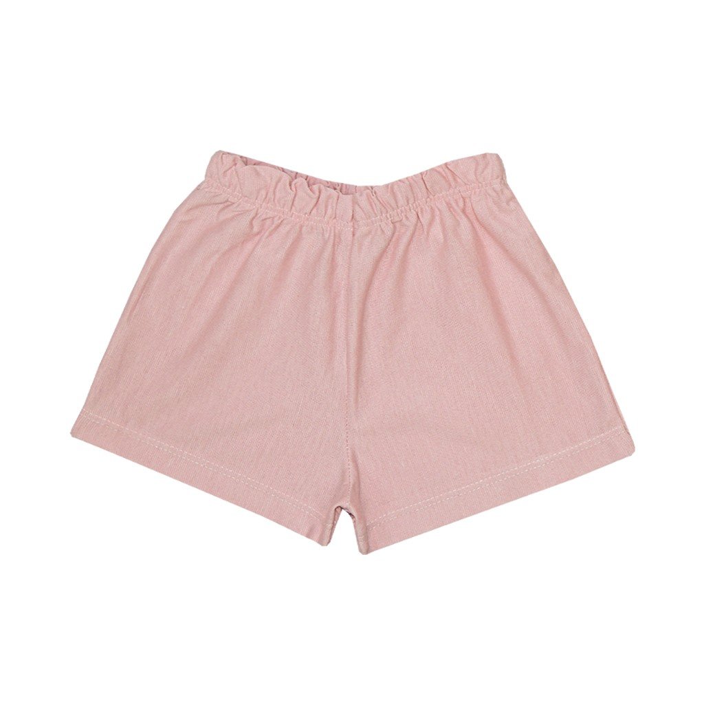 shorts rosa bebe