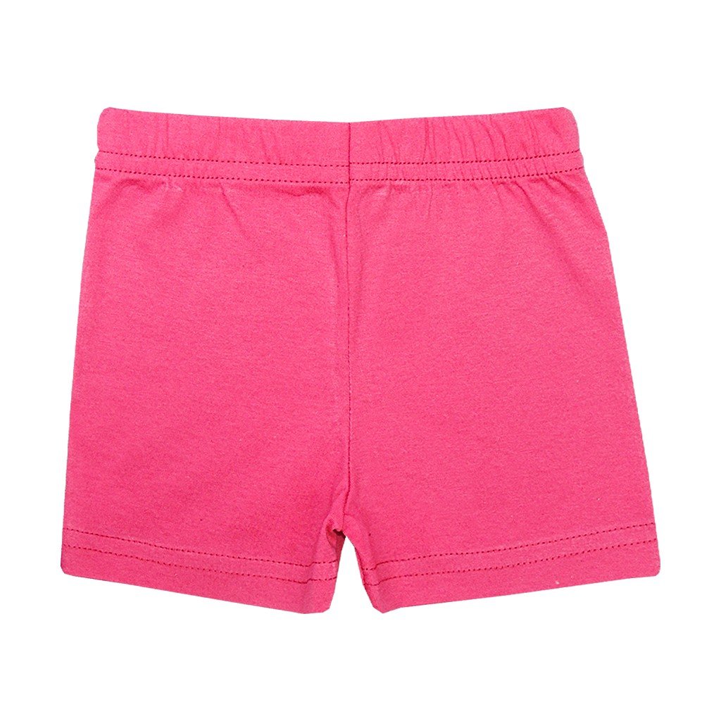 shorts pink meia malha